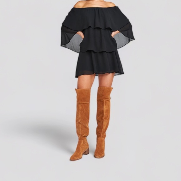 Show Me Your MuMu Pants - Show Me Your Mumu Black Off Shoulder Mini Romper